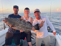 Black Grouper fish caught while fishing in Key Largo