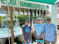 3 people fishing in Key Largo