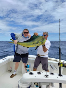 Two anglers fishing in Palm Beach