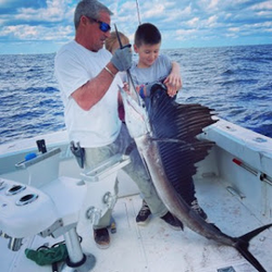 Angler reels in a massive Atlantic Sailfish in FL