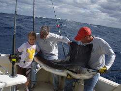 3 people fishing in Palm Beach
