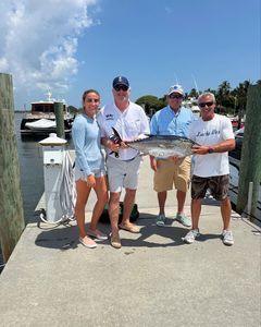 Blackfin Tuna, a big fish caught while fishing in Palm Beach