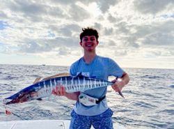 Angler with a big 33-inch catch in Palm Beach