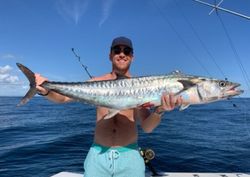 Caught a large King Mackerel on a fishing trip in Palm Beach