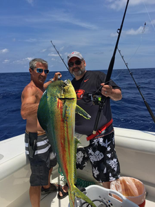Two people fishing in Palm Beach