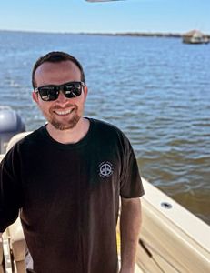 Angler enjoying a fishing tour in Manteo