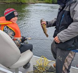 A lone angler fishing in the picturesque town of Gravenhurst