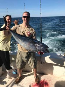 Blackfin tuna caught while fishing in Freeport