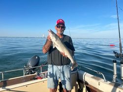 Angler enjoying a fishing trip in OH