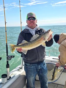 Walleye fish caught in Port Clinton