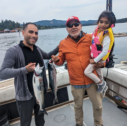 Fishing adventure in Sooke with 2 fish