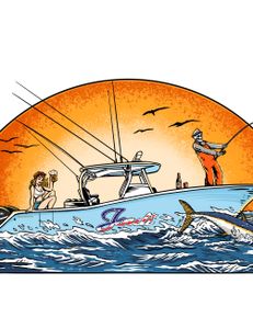 Angler fishing at Point Pleasant