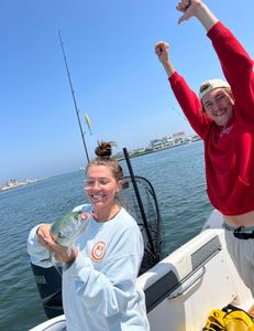 Two people fishing in Point Pleasant