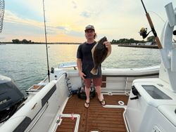 Angler fishing at Point Pleasant