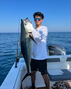 Angler with a 40-inch fish caught in NJ.