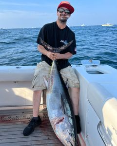 Yellowfin tuna, a big fish caught while fishing in NJ