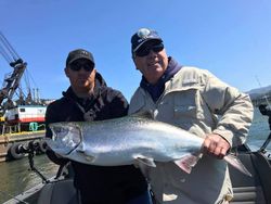 Chum salmon caught while fishing in OR