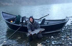 One person fishing in North Bend