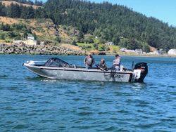 Angler fishing at North Bend location