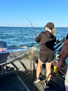 Lakeside Marblehead fishing scene