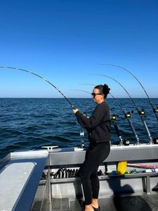 Angler fishing in OH enjoying a great day