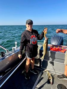 Lone angler fishing in OH