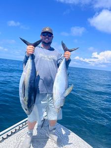 Two 25-inch fish caught while fishing in Riverview