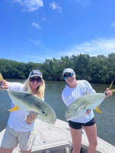 Two Crevalle Jack fishing in FL