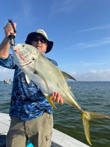 Crevalle jack caught while fishing in Riverview FL