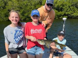 A single snook fish caught while fishing in FL