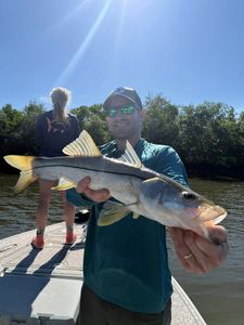 A person fishing in Riverview