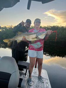 Snook fish caught while fishing in FL