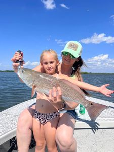 Redfish caught in Florida, fishing