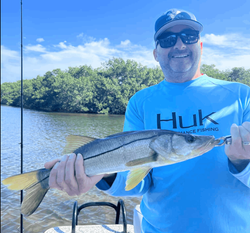 Snook fish caught in FL during fishing