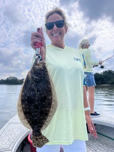 Summer Flounder measuring 19 inches in Florida