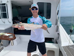 Angler with 19-inch fish caught in Morehead City