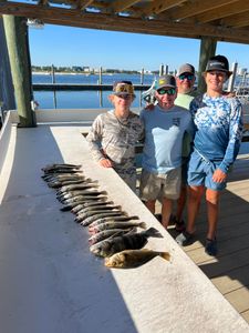 Inshore fishing never disappoints - Orange Beach
