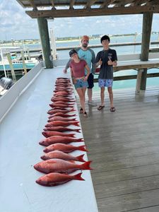 Three anglers fishing in Alabama