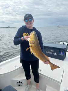 Angler fishing at Orange Beach