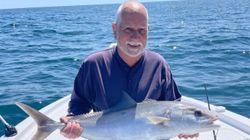 Fishing for a big greater amberjack in Orange Beach