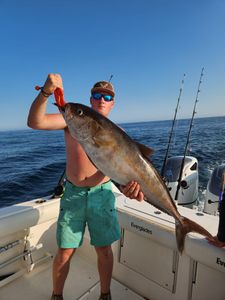 Angler reeling in a big fish in Florida