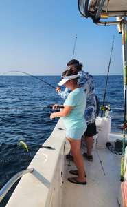 Scenic view of the ocean in FL during a fishing cruise