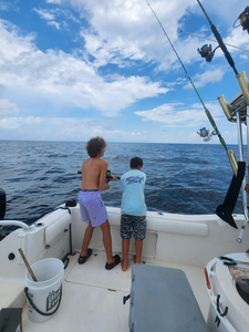 Angler fishing in the waters of FL