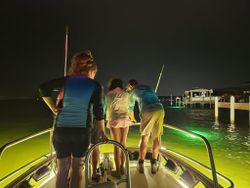 Stunning view of the Gulf Breeze coastline during a cruises and fishing trip