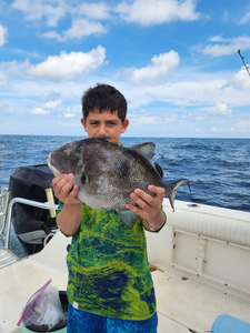 Lone angler fishing in Gulf Breeze