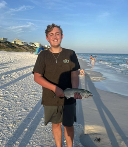 Crevalle Jack fish caught in Santa Rosa Beach