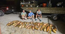 Three anglers fishing in Del Rio