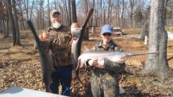 Two anglers fishing in Missouri