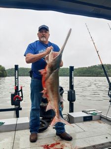 One person fishing in MO