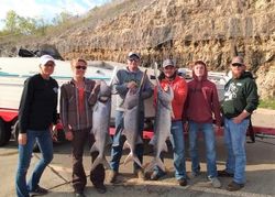 Anglers with big fish caught in California